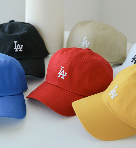 韓國LA刺繡素色棒球帽