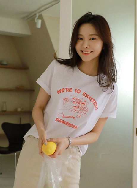 韓國英文印花簡約百搭短袖T恤