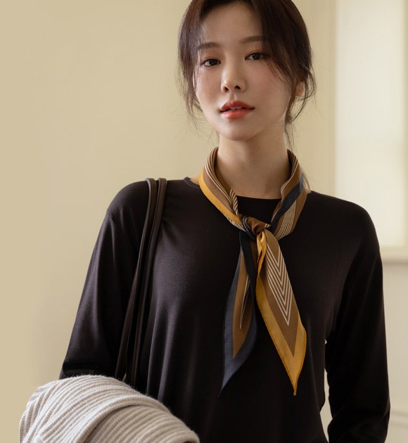 韓國[1+1]加長袖內刷毛T恤