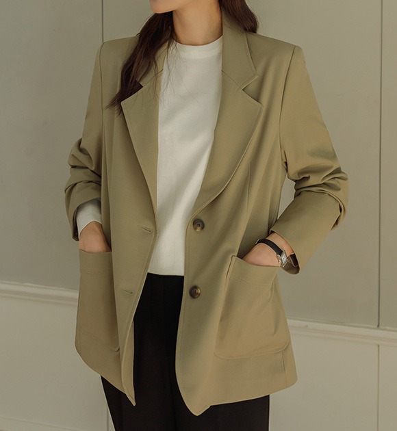 韓國寬鬆西裝外套
