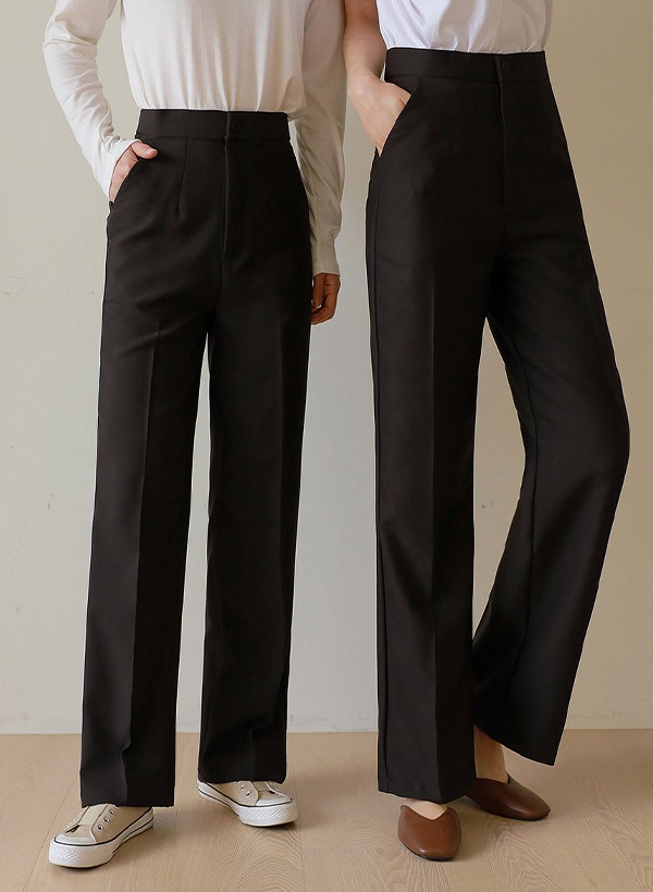 韓國超彈性寬鬆百搭西裝褲(3種長度)