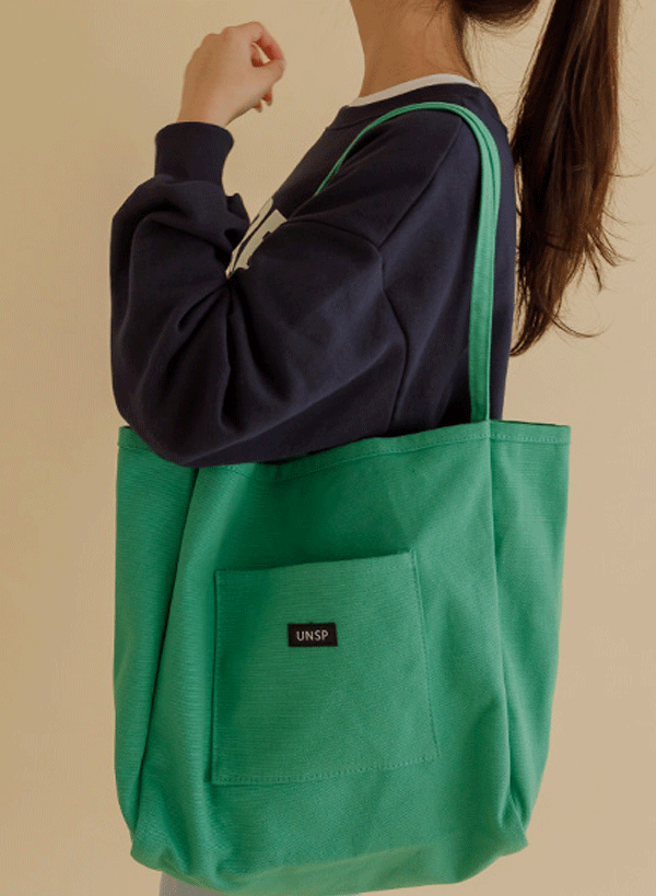 韓國標籤口袋環保袋