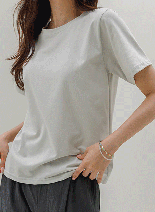 韓國基本款圓領短袖T恤
