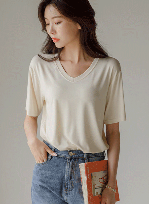 韓國基本款純色短袖T恤